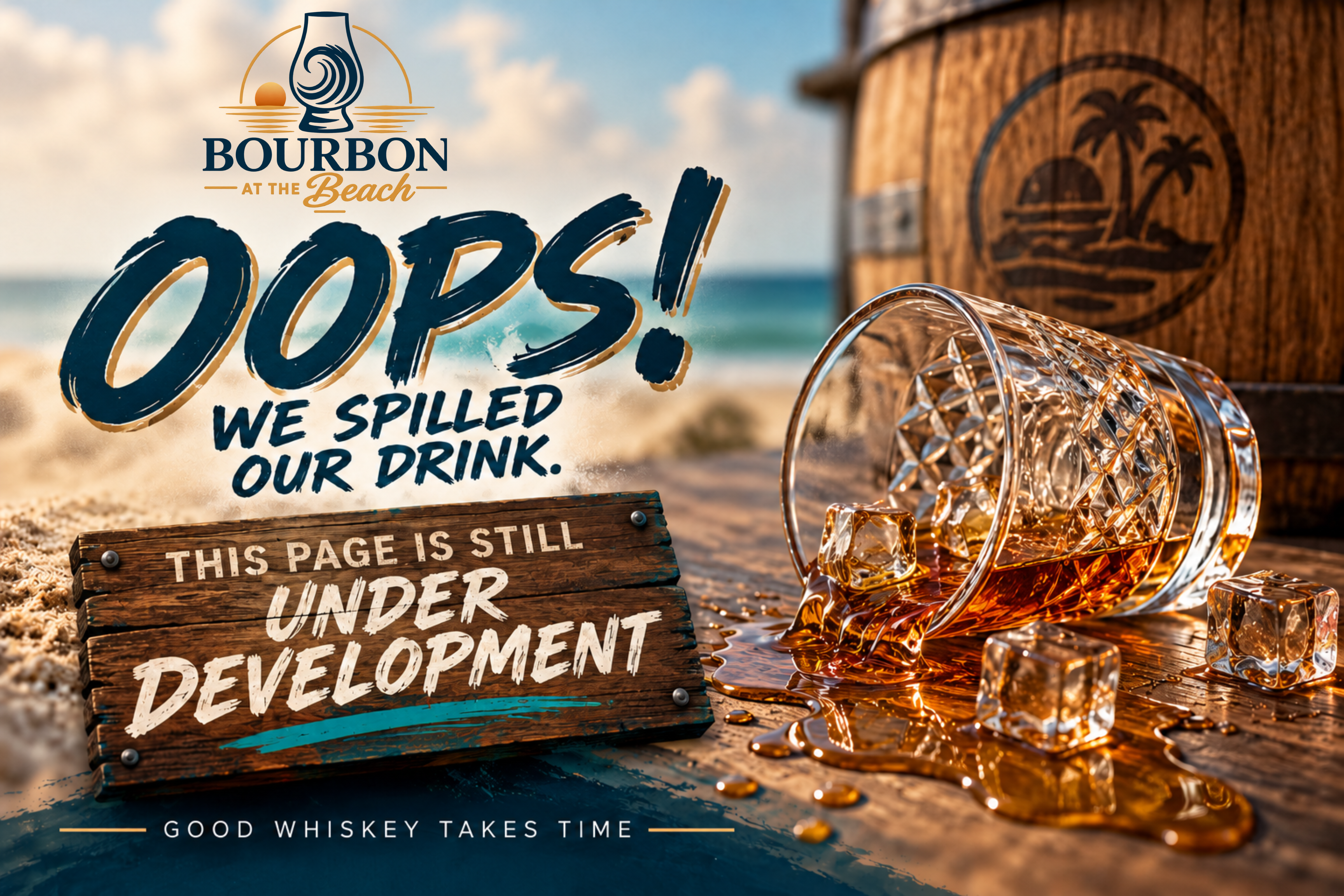 Oops! We spilled our drink. This page is still under development.
